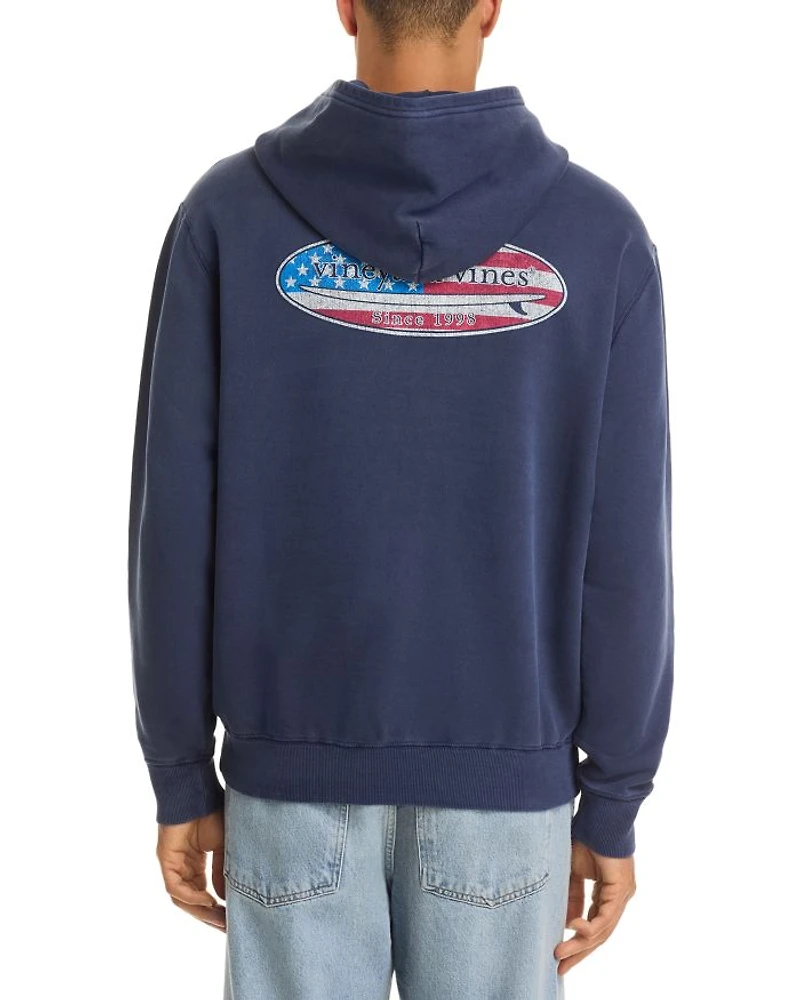 Americana Surfboard Hoodie
