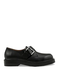 Sandro Glazed Leather Derby Shoes
