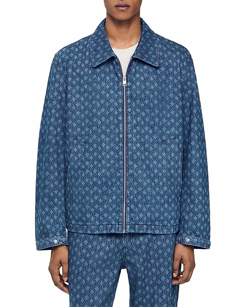 Sandro Denim Rope Jacket