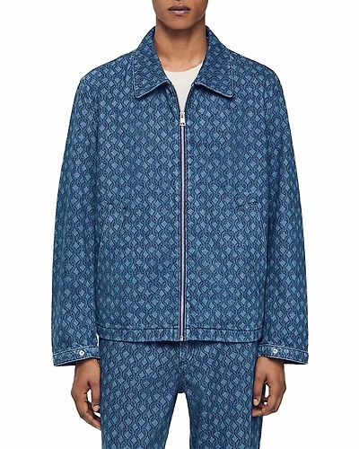 Sandro Denim Rope Jacket