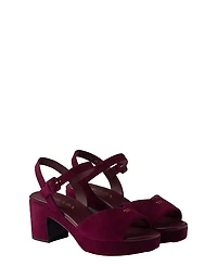 Prada Women's Padded Suede Sandals