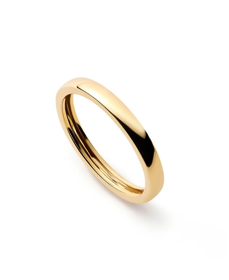 Solid Gold Slim Eclipse Ring