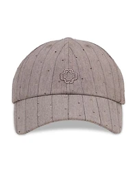 Studded Striped Cap