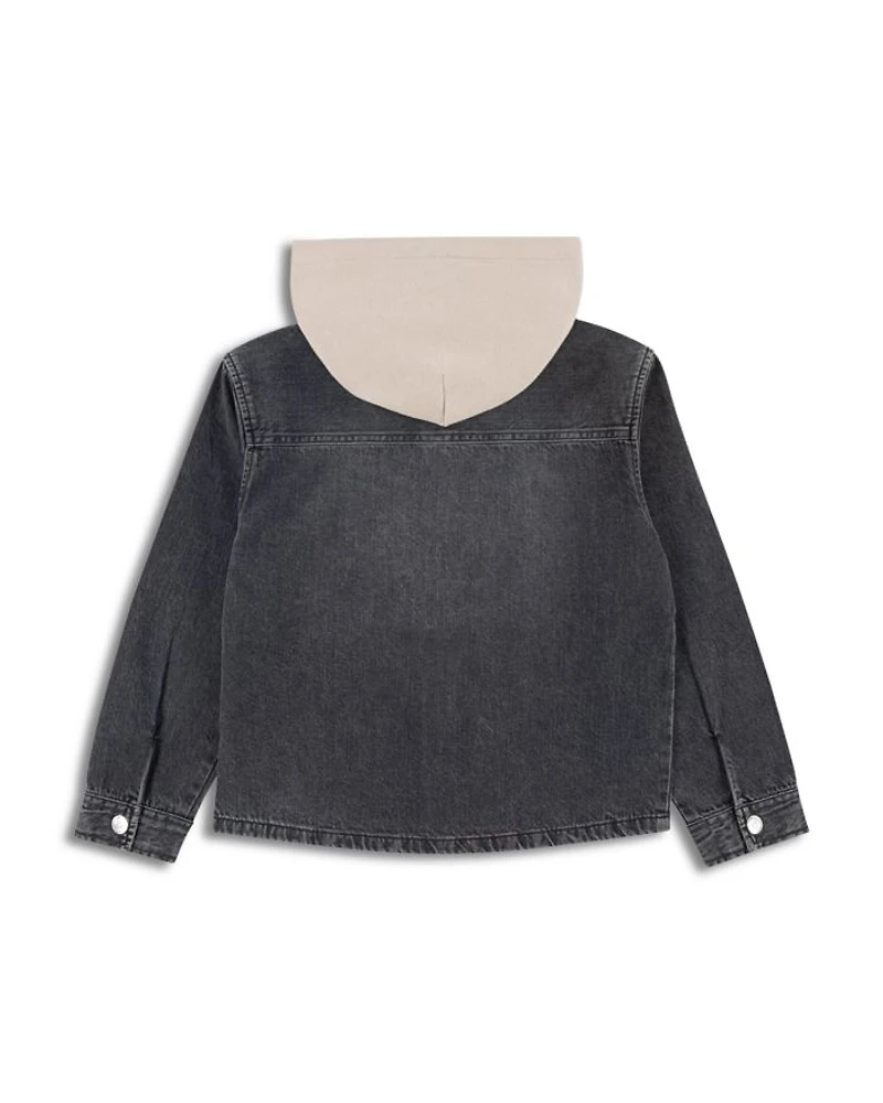 Boys' Abercrombie & Fitch Hooded Denim Jacket - Little Kid, Big Kid