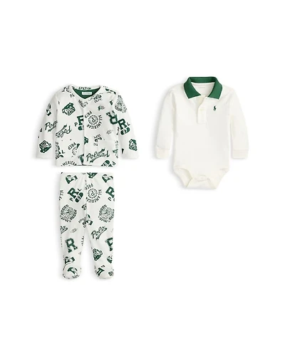 Boys' Bodysuit, Pant & Reversible Jacket Set - Baby