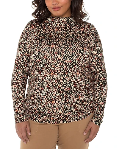 Liverpool Los Angeles Plus Ruched Top