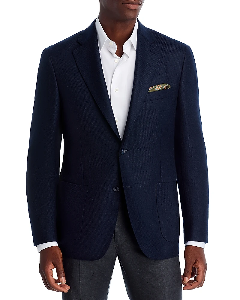 Vince Cashmere Twill Unstructured Slim Fit Sport Coat