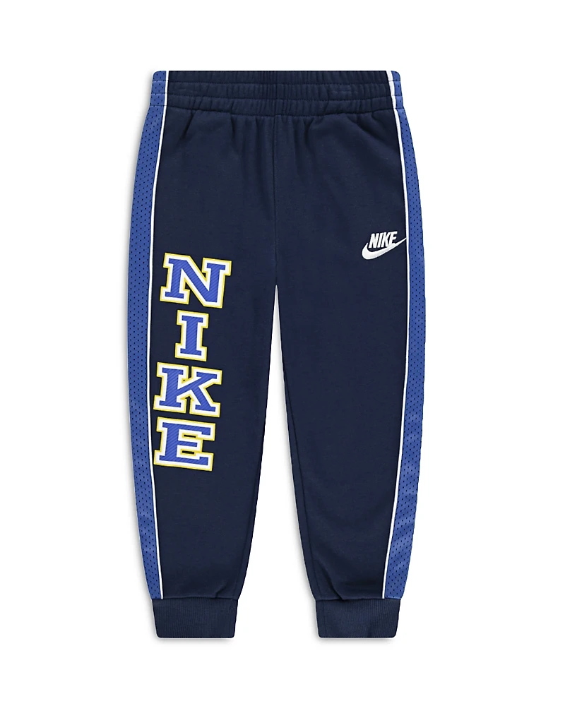 Nike Boys' Graphic Logo Print Striped Sweatpants - Little Kid
