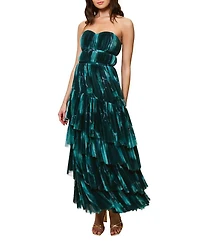 Lanza Strapless Tulle Gown