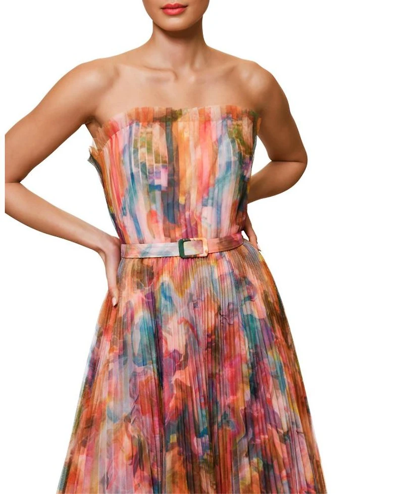 Bromley Strapless Tulle Gown