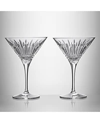Lismore Diamond Martini Glasses, Set of 2