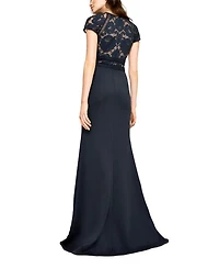 Catrine Lace Bodice Gown