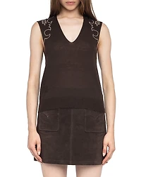 Zadig & Voltaire Vicky Cp Western Strass Sweater