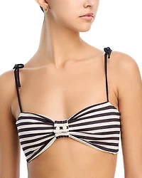 Juan De Dios San Miguel Printed Bikini Top