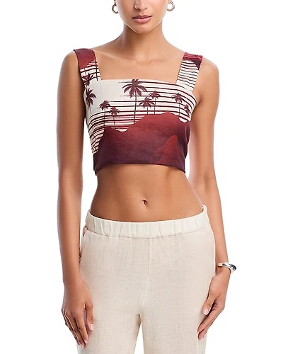 Juan De Dios Marimba Linen Top