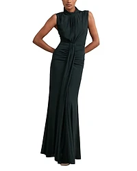 Daniella Sleeveless Ruched Maxi Dress