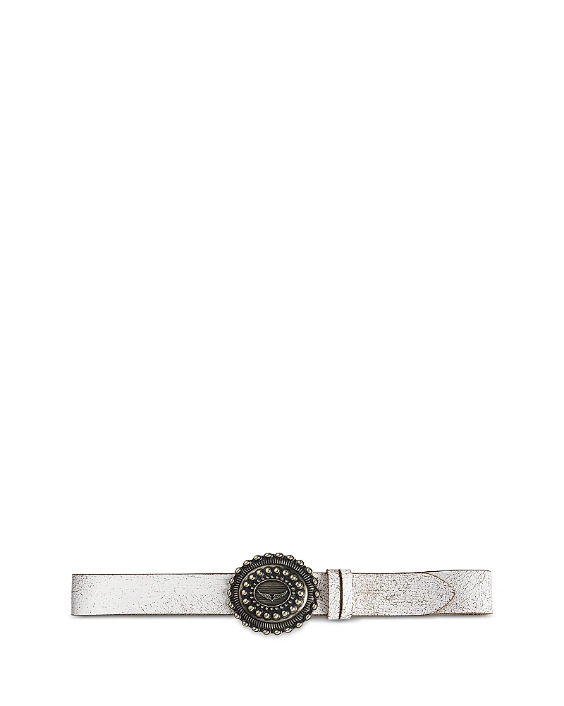 Zadig & Voltaire Women's Sante Fe Crackle Belt