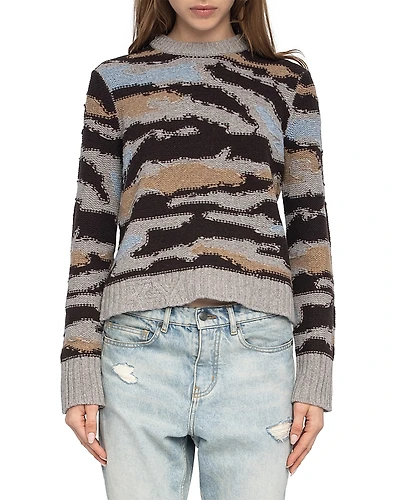 Zadig & Voltaire Malty Merino Wool Crewneck Sweater