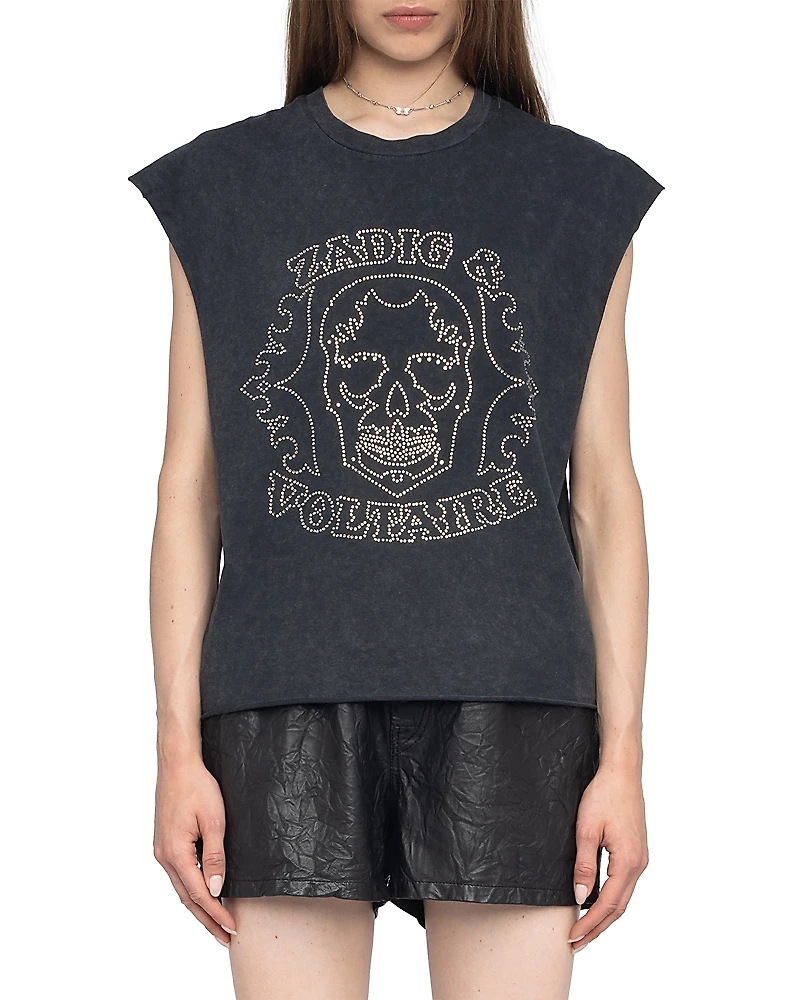 Zadig & Voltaire Cloe Skull Tee