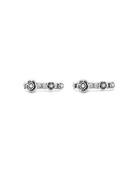 Signature Tea Rose Huggie Hoop Earrings