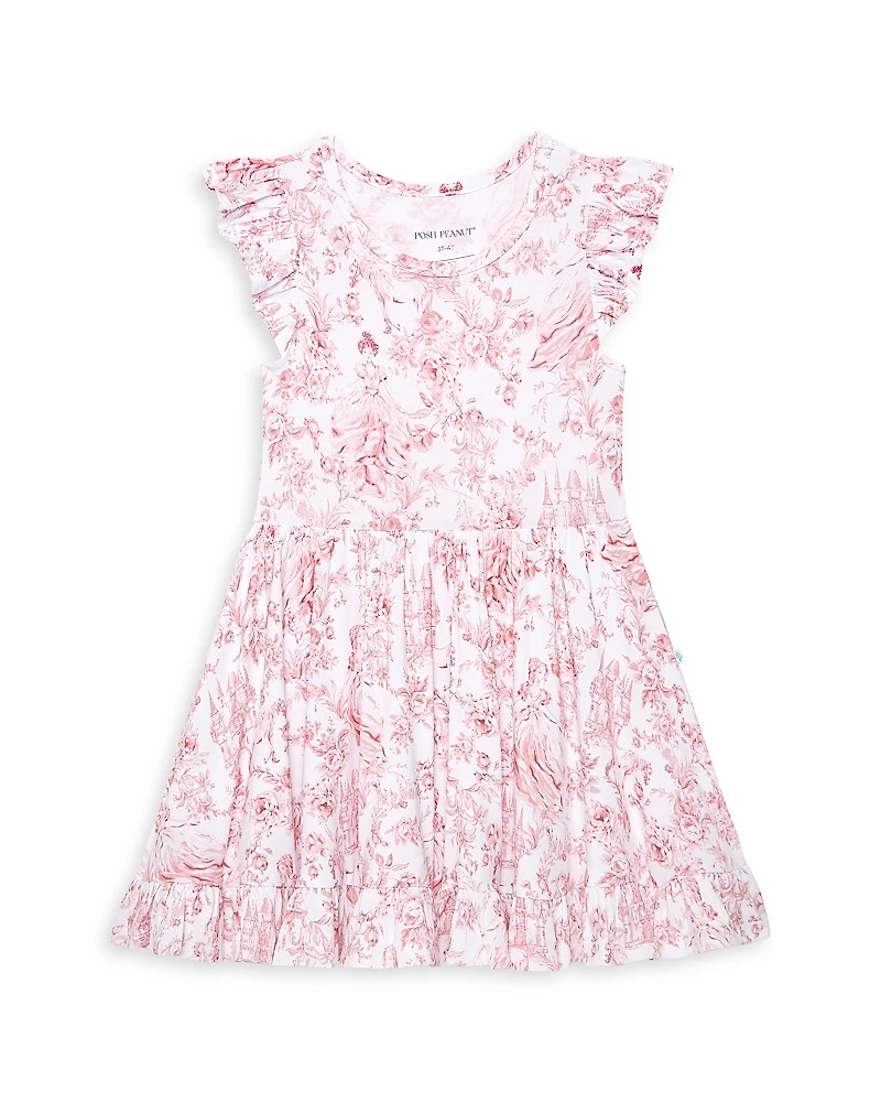 Posh Peanut Girls' Antoinette Ruffled Twirl Dress - Little Kid, Big Kid