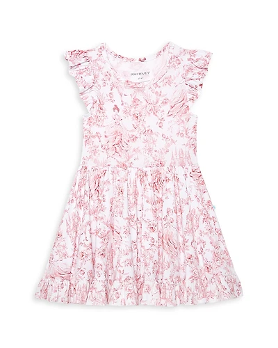 Posh Peanut Girls' Antoinette Ruffled Twirl Dress - Little Kid, Big Kid