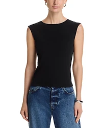 perfectwhitetee Elanor 90s Jersey Muscle Tee