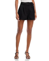 Aqua Belted Shorts - Exclusive