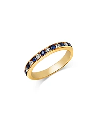 Bloomingdale's Fine Collection Gemstone & Diamond Channel Set Ring