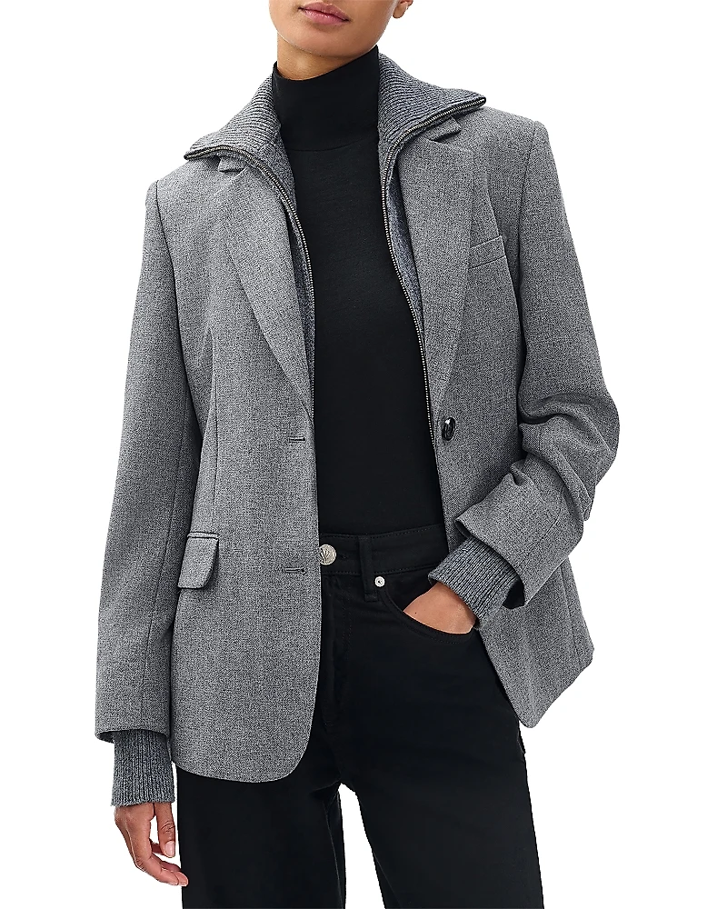 rag & bone Frank Knit Combo Blazer