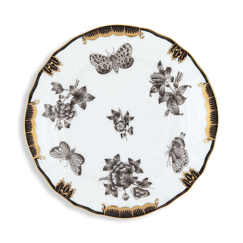 Herend Butterfly Bread and Butter Plate