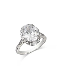 Bloomingdale's Fine Collection Certified Lab Grown Diamond Oval Halo Engagement Ring