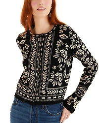 Farm Rio Flower Bloom Cardigan