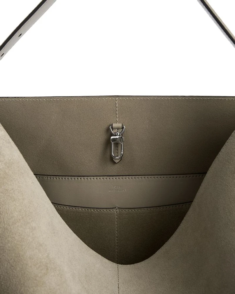 Doublé Suede Belted Tote