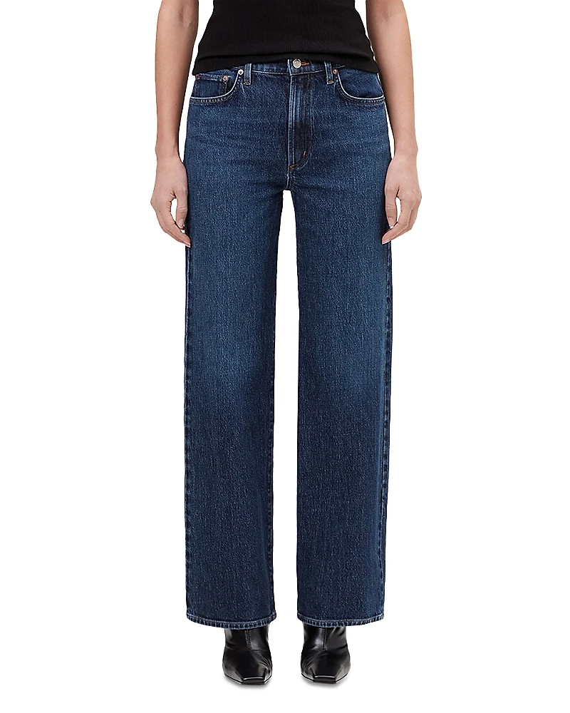 Agolde Harper Mid Rise Relaxed Straight Jeans