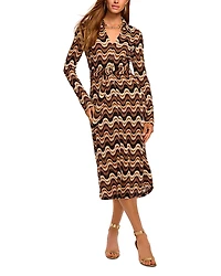 Ramy Brook Lydia Swirl Print Dress