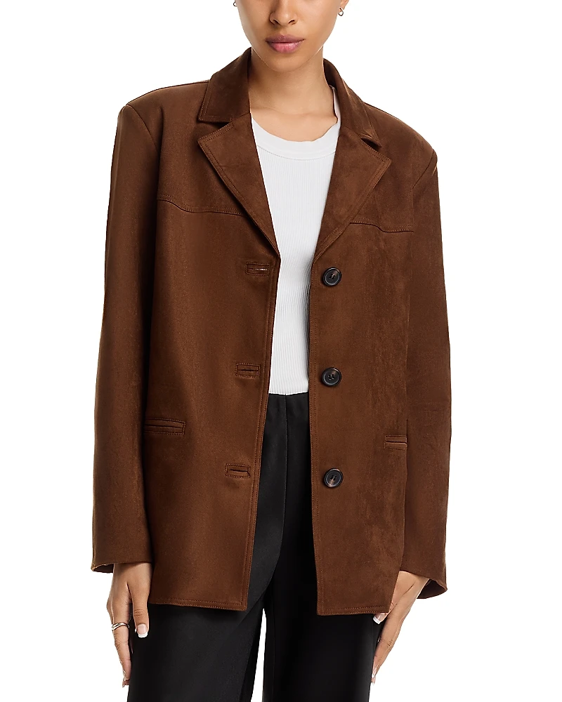 Velvet by Graham & Spencer Faux Suede Jacket