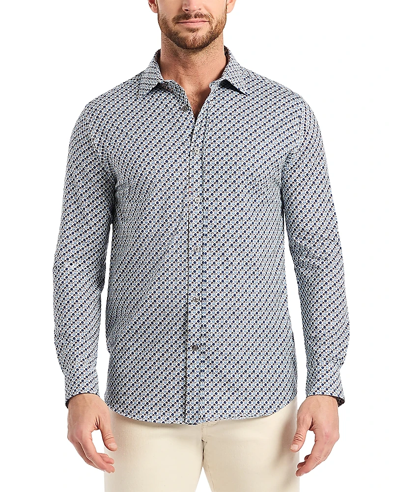 Robert Graham Cooper Knit Button Down Shirt