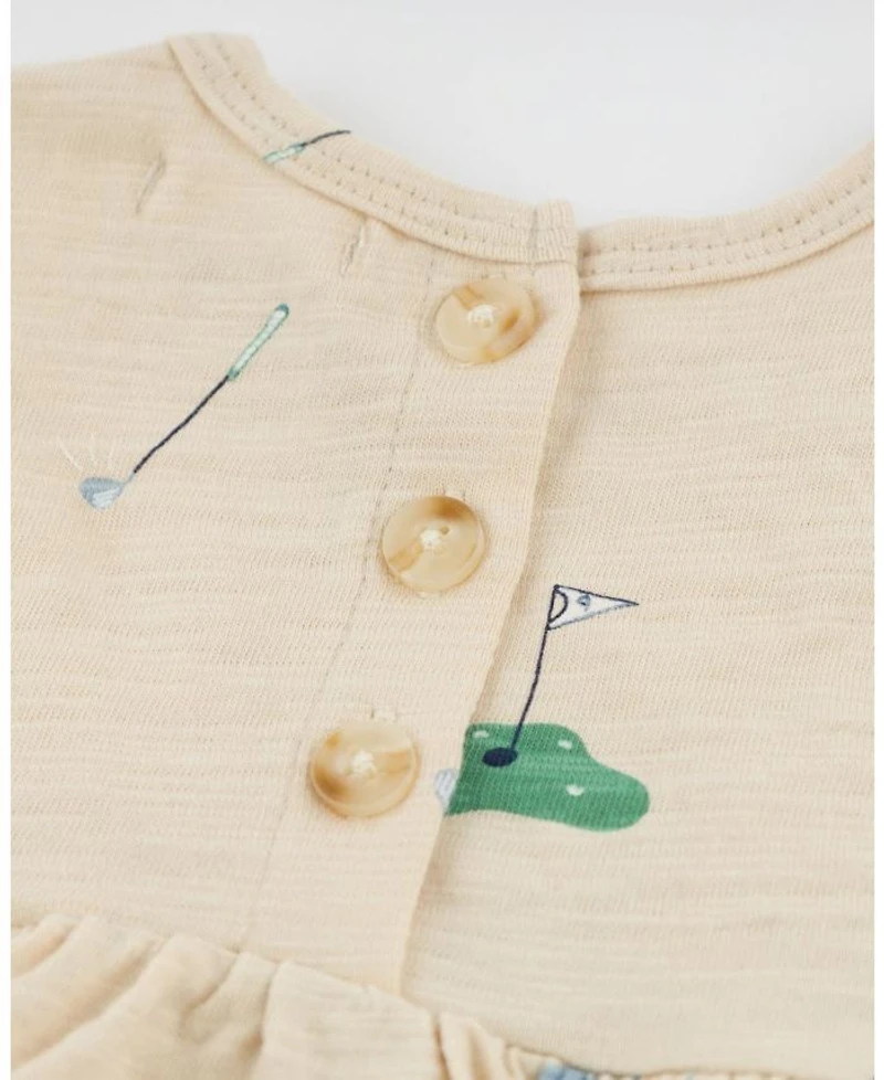 Girls' S25 Golf Print Lily Tank Dress - Little Kid