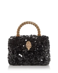 Mini Kensington Sequin Top Handle Bag