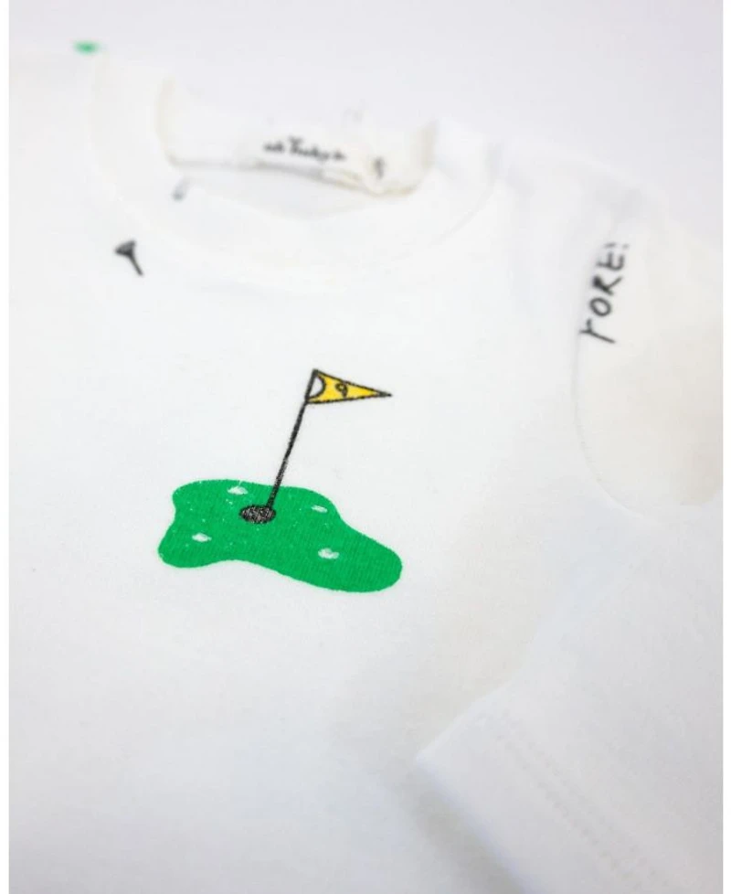 Boys' Golf Print Two Piece Tee and Pant Set - Baby