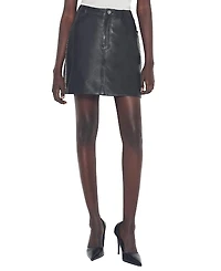 As by Df Ryder Upcycled Leather Skirt