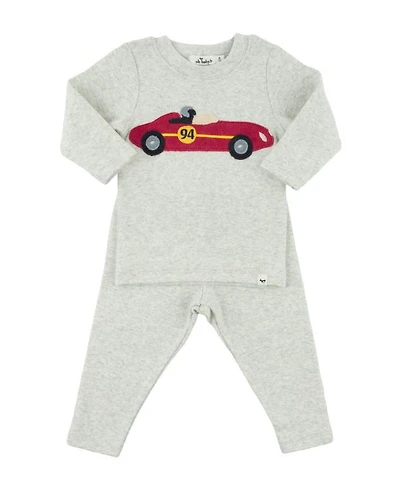 Boys' Racecar Applique 2-Piece Set - Baby
