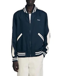 Sandro Zip Varsity Jacket