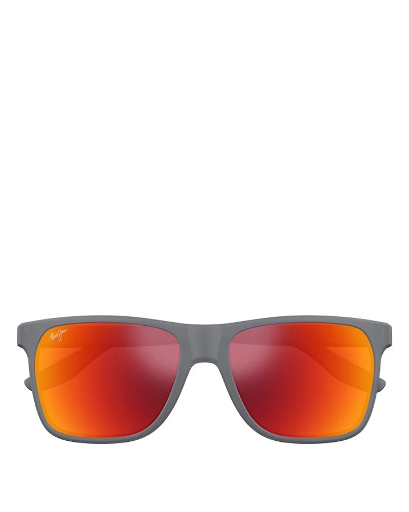 Hawaii Lava Pailolo Rectangle Sunglasses, 59mm