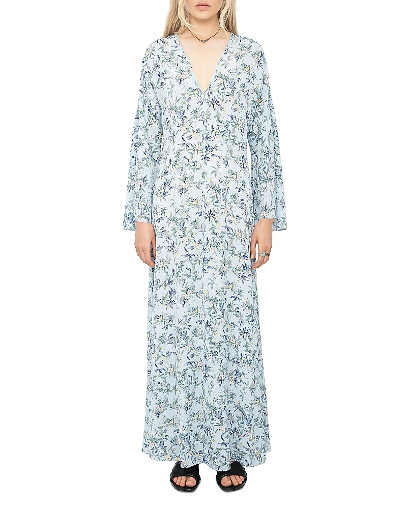 Zadig & Voltaire Long Floral Dress