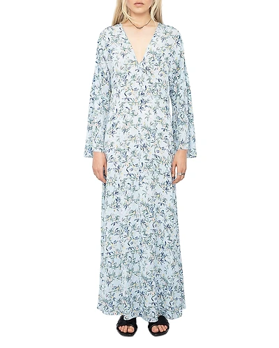 Zadig & Voltaire Long Floral Dress