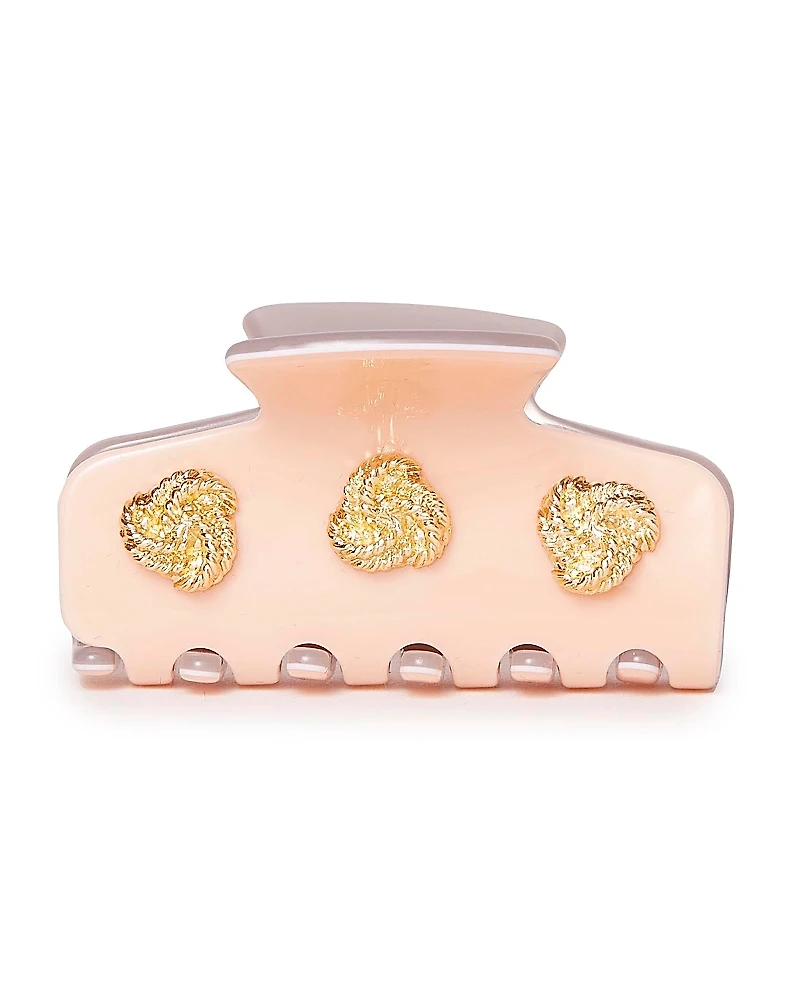 Lele Sadoughi Duo Mini Knotted Claw Clip