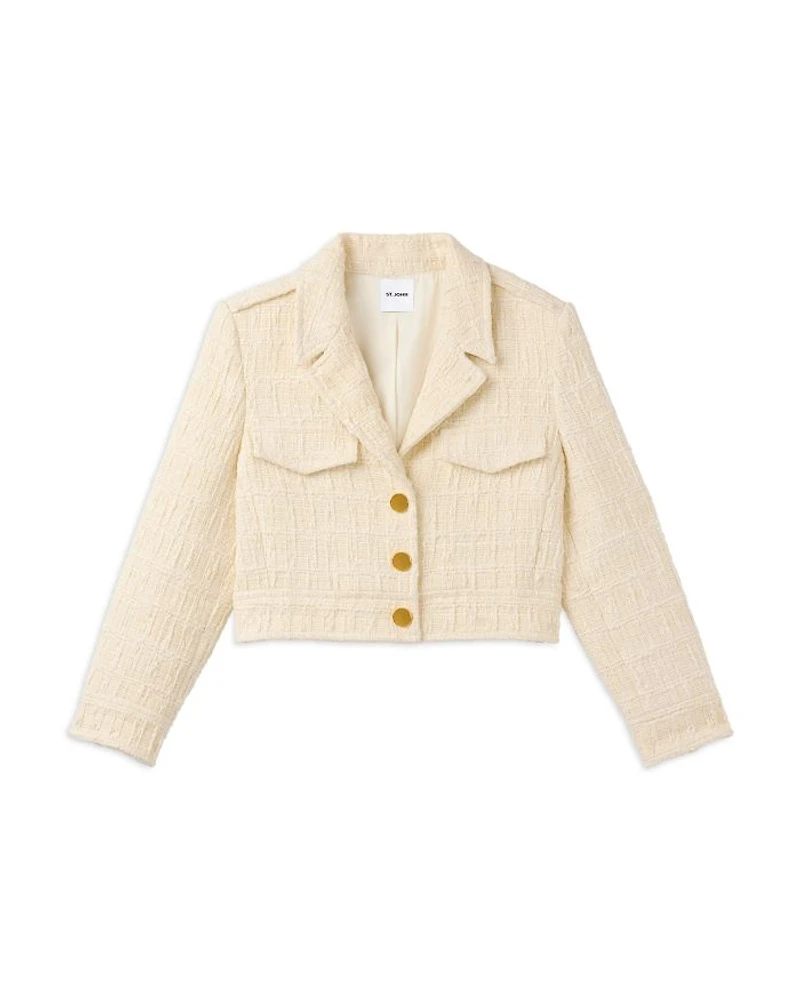 Plaid Textured Jacket
