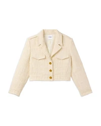 Plaid Textured Jacket
